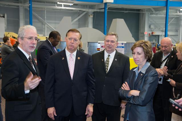 NASA image: Texas Congressmen visit Orion