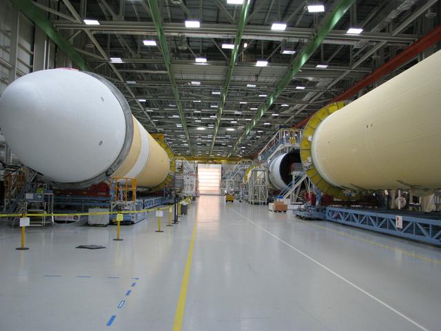 NASA image: Delta IV Heavy Assembly