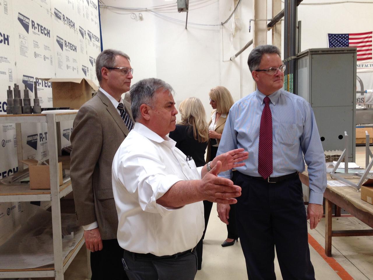 The Orion team visits Coast Aerospace Manufacturing in Placentia, CA on Jan. 28, 2014.  Part of Batch image transfer from Flickr.