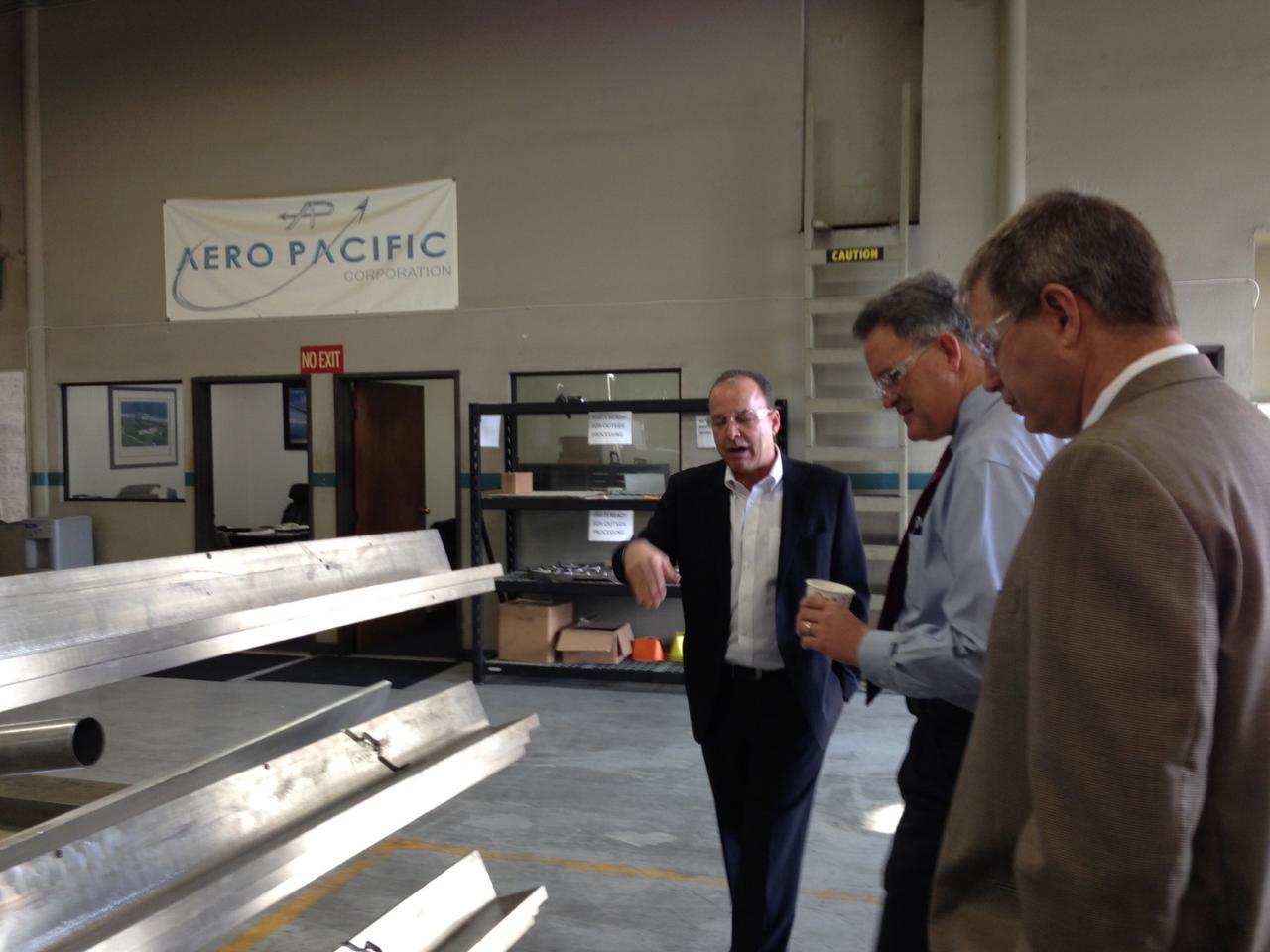 The Orion team visits Aero Pacific Corporation in Placentia, CA on Jan. 28, 2014. Part of Batch image transfer from Flickr.