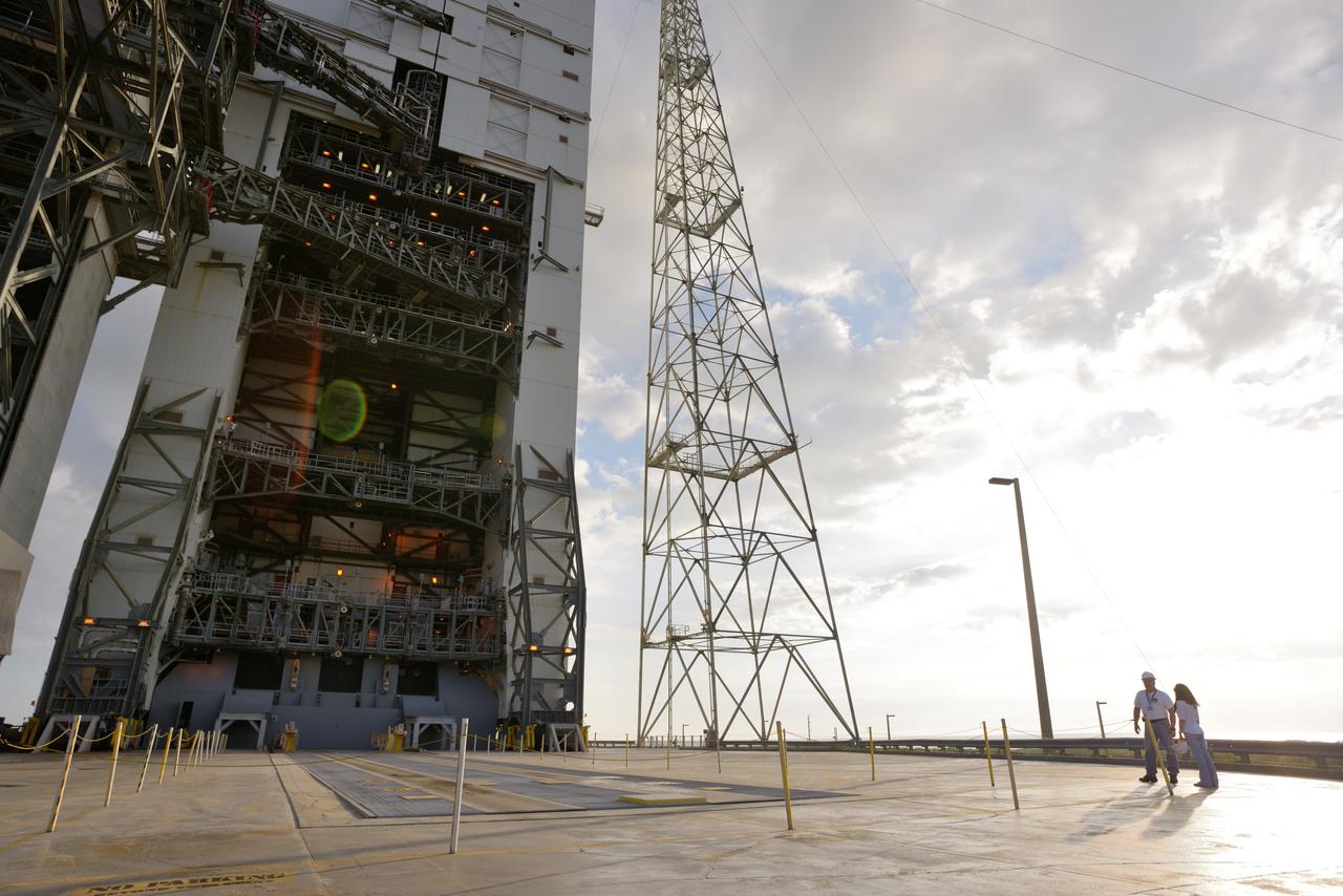 The launch pad for the ULA Delta IV Heavy used to launch Orion on Exploration Flight Test-1 (EFT-1) at Kennedy Space Center in Florida on March 20, 2014. Part of Batch image transfer from Flickr.