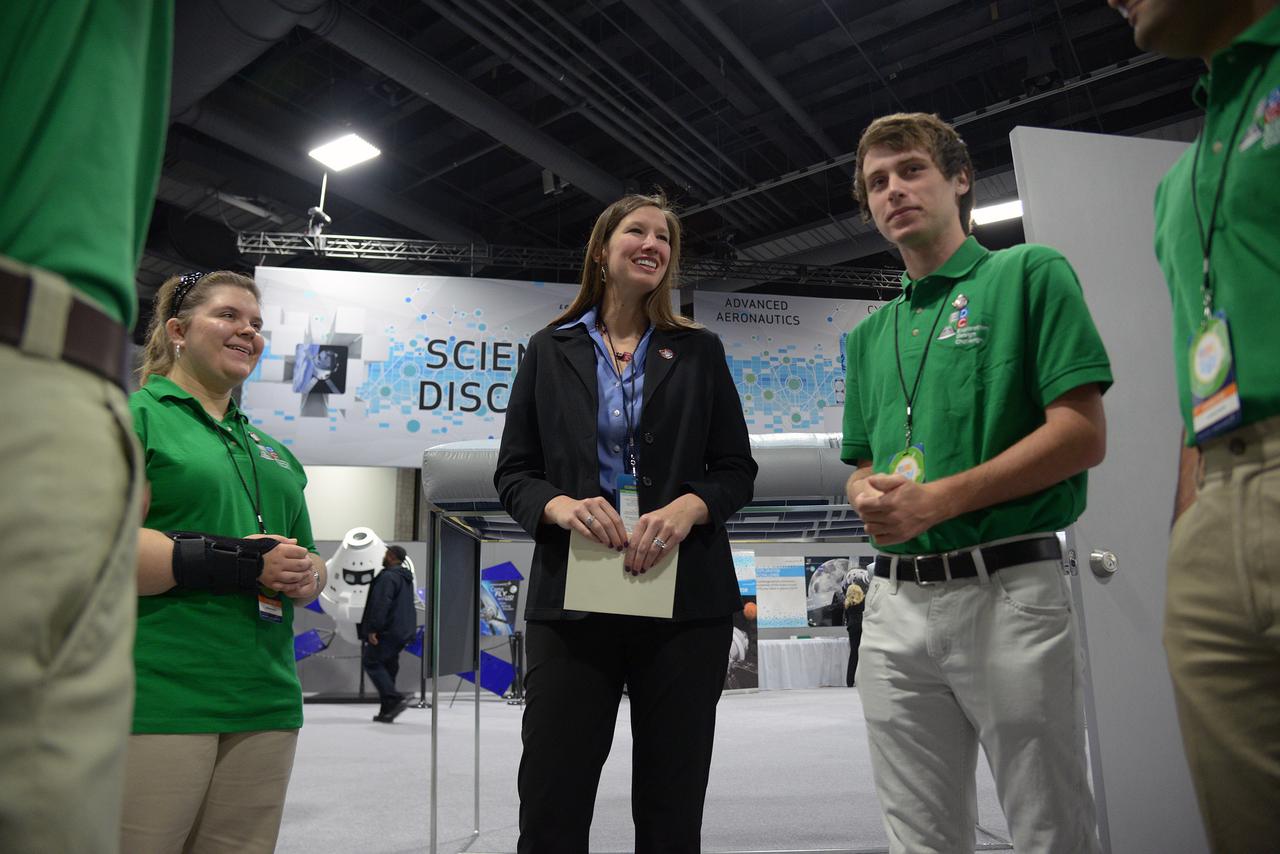 The winner of the high school portion of the Exploration Design Challenge is announced at the USA Science and Engineering Festival in Washington on April 25, 2014. Part of Batch image transfer from Flickr.