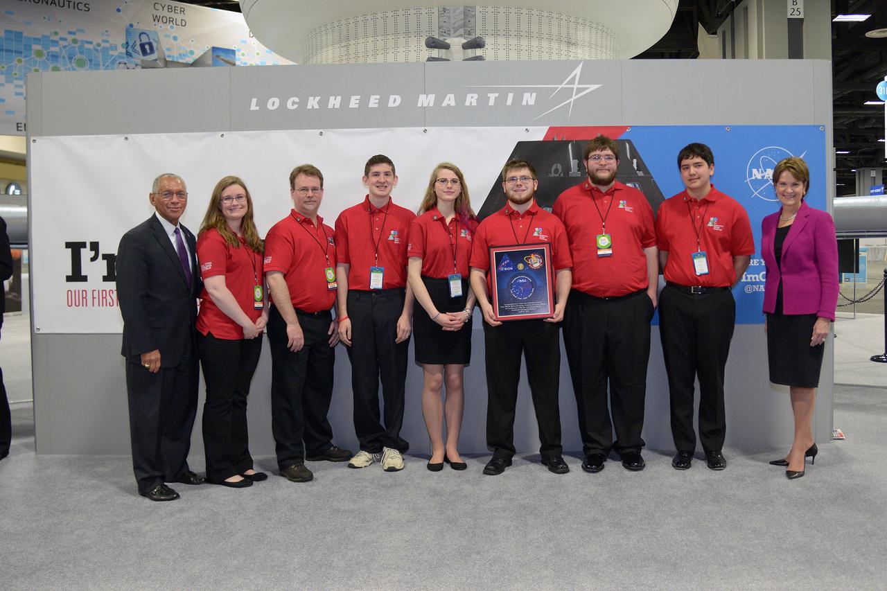 The winner of the high school portion of the Exploration Design Challenge is announced at the USA Science and Engineering Festival in Washington on April 25, 2014. Part of Batch image transfer from Flickr.
