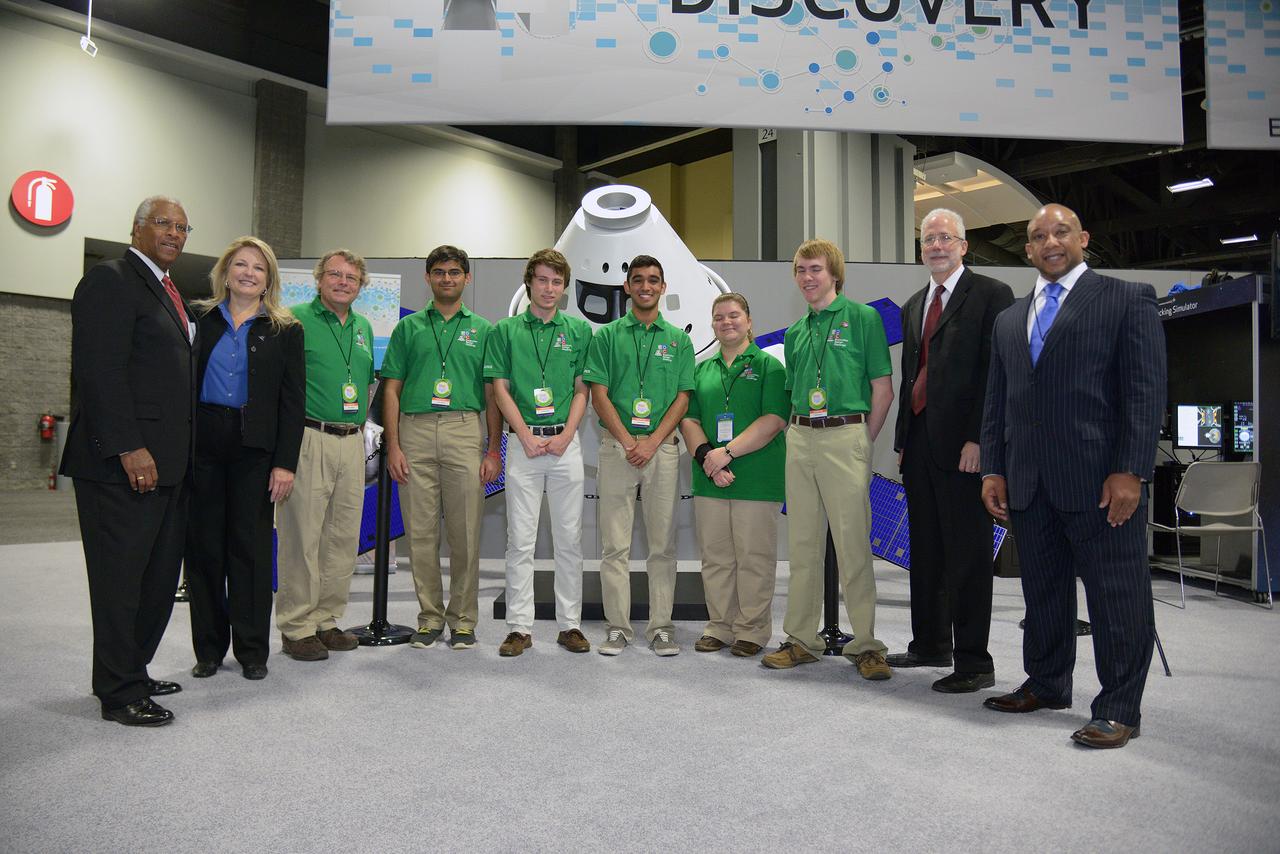 The winner of the high school portion of the Exploration Design Challenge is announced at the USA Science and Engineering Festival in Washington on April 25, 2014. Part of Batch image transfer from Flickr.