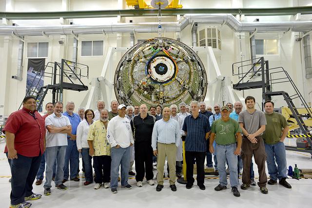 NASA image: Orion Weight and Center of Gravity Test