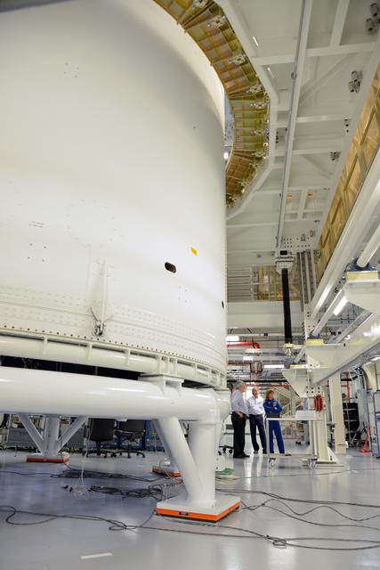 NASA image: Astronaut Anna Fisher visits Operations and Checkout building