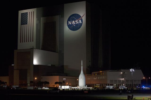 NASA image: Orion In Front of VAB