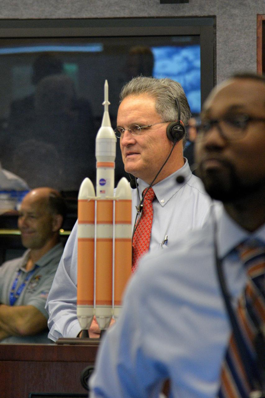 The Orion team watches the flight in Building AE at Cape Canaveral Air Force Station during Exploration Flight Test-1 (EFT-1) on Dec. 5, 2014.   Part of Batch image transfer from Flickr.