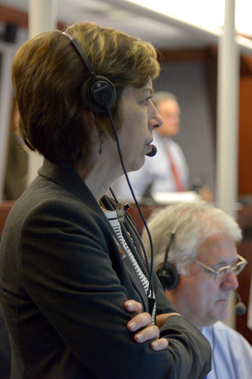 The Orion team watches the flight in Building AE at Cape Canaveral Air Force Station during Exploration Flight Test-1 (EFT-1) on Dec. 5, 2014.  Part of Batch image transfer from Flickr.
