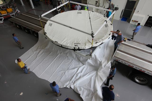 NASA image: Heat Shield packed for transport