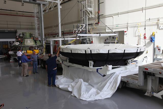 NASA image: Heat Shield packed for transport