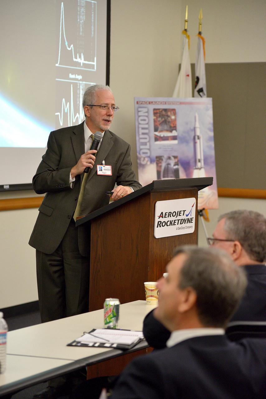 Orion leadership  (including Orion Program Manager Mark Geyer) visits Aerojet Rocketdyne in Sacramento, CA on March 3, 2015 to recognize the great work performed in support of Orion's first flight, Exploration Flight Test-1 (EFT-1). Part of Batch image transfer from Flickr.
