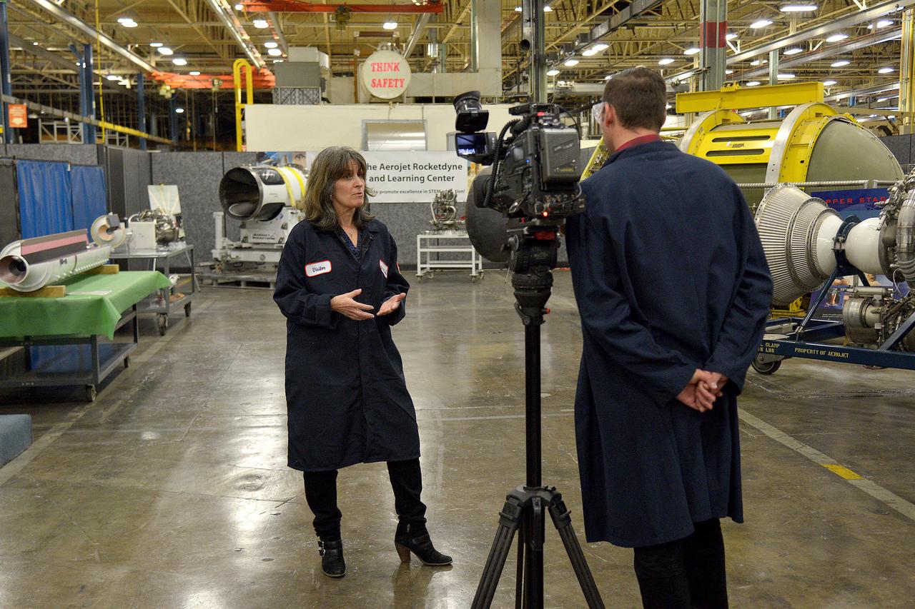 Orion leadership visits Aerojet Rocketdyne in Sacramento, CA on March 3, 2015 to recognize the great work performed in support of Orion's first flight, Exploration Flight Test-1 (EFT-1). Part of Batch image transfer from Flickr.