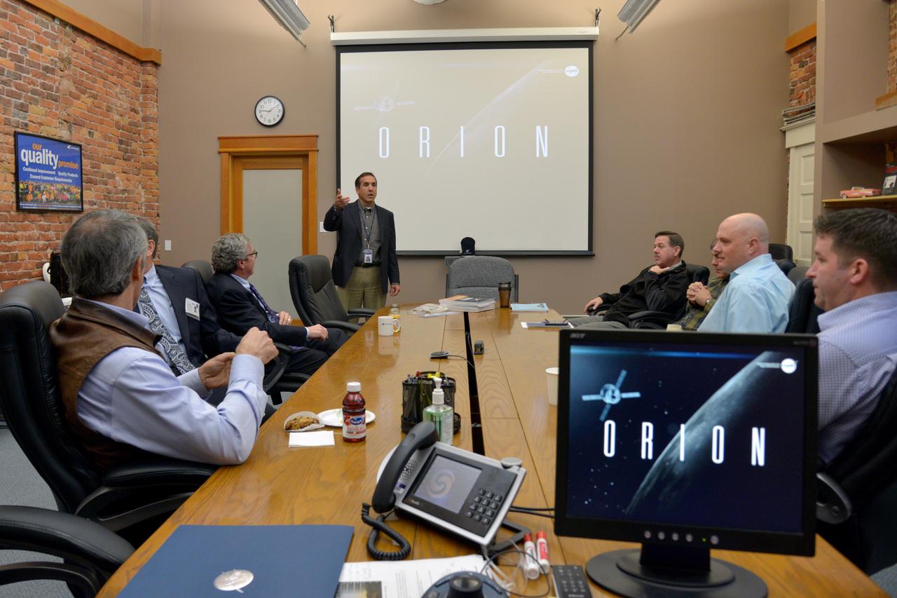The Orion leadership team visits Janicki Industries in Sedro-Woolley, Washington on March 9, 2015 to thank them for their work in support of Exploration Flight Test-1 (EFT-1). Janicki is a small business that specializes in producing custom tooling fixtures and composite structures. Part of Batch image transfer from Flickr.