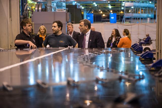 NASA image: Mark Kirasich visit