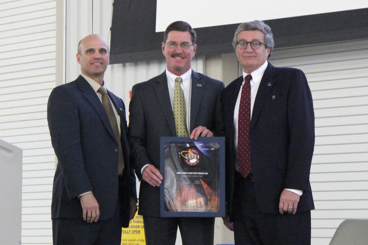 The Orion team recognizes the contributions to Exploration Flight Test-1 (EFT-1) by United Launch Alliance in Decatur, Alabama on March 18, 2015. Part of Batch image transfer from Flickr.