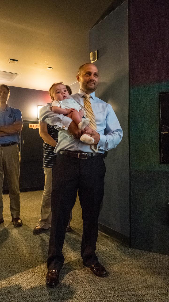 The Orion team gathers at Space Center Houston on May 20, 2015 to celebrate their accomplishments on Orion's first flight, Exploration Flight Test-1 (EFT-1). Part of Batch image transfer from Flickr.