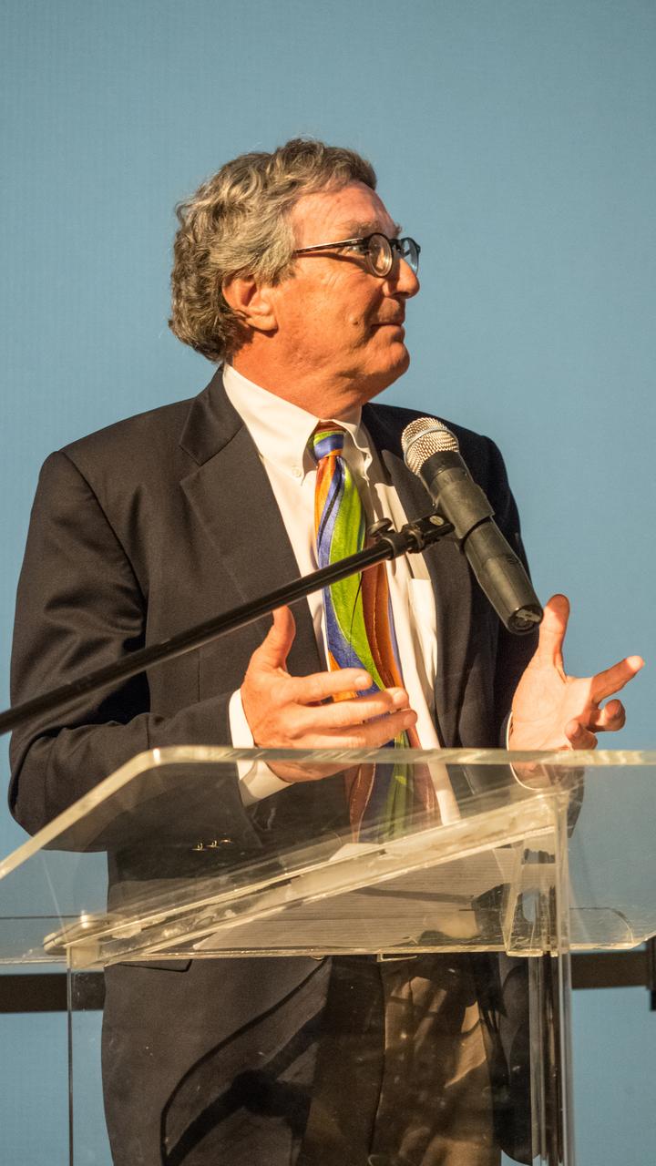 The Orion team gathers at Space Center Houston on May 20, 2015 to celebrate their accomplishments on Orion's first flight, Exploration Flight Test-1 (EFT-1). Part of Batch image transfer from Flickr.