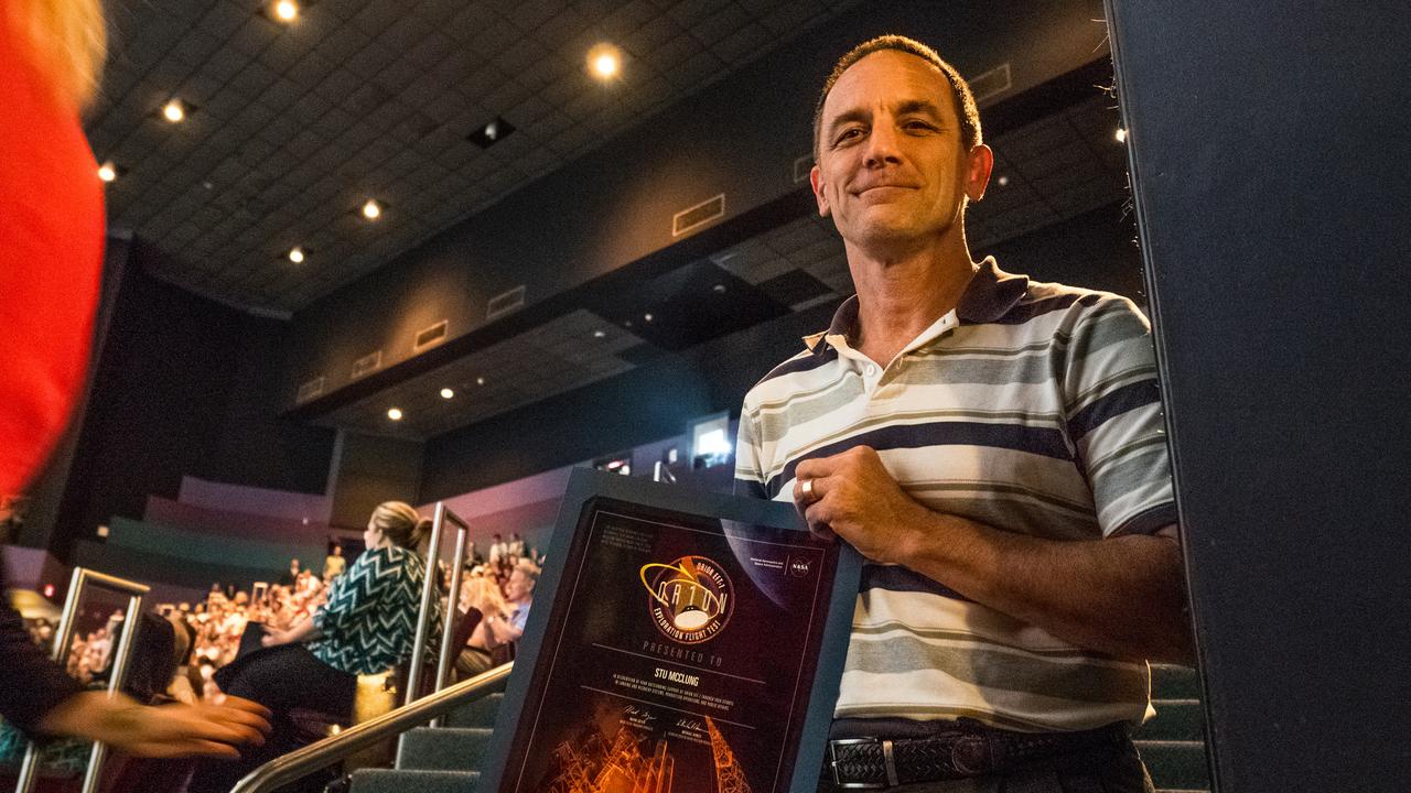 The Orion team gathers at Space Center Houston on May 20, 2015 to celebrate their accomplishments on Orion's first flight, Exploration Flight Test-1 (EFT-1). Part of Batch image transfer from Flickr.