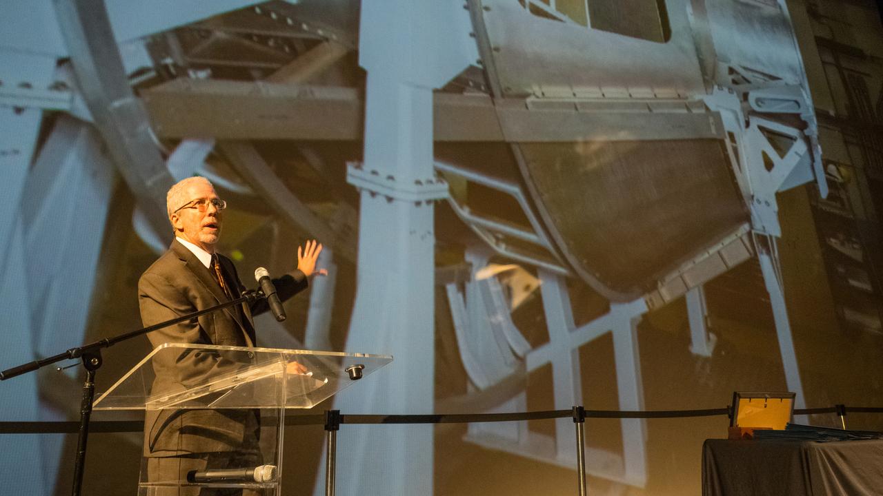 The Orion team gathers at Space Center Houston on May 20, 2015 to celebrate their accomplishments on Orion's first flight, Exploration Flight Test-1 (EFT-1). Part of Batch image transfer from Flickr.