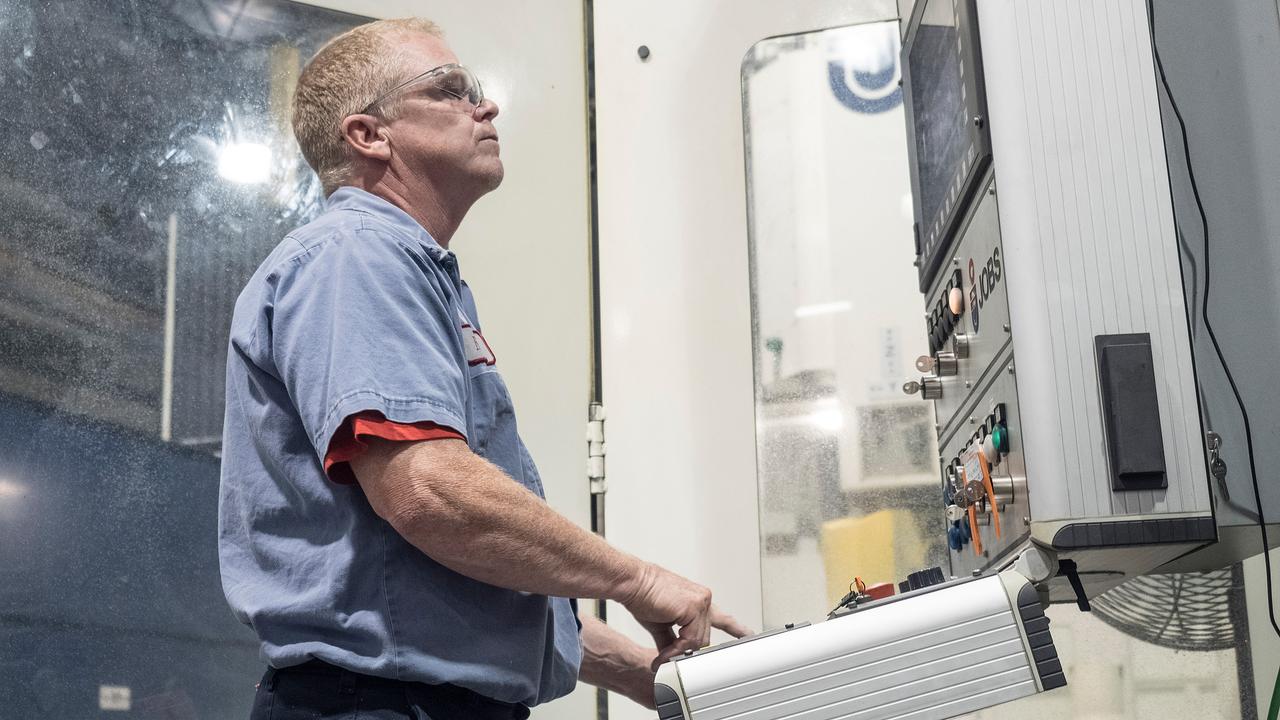 The Orion team visits Major Tool and Machine in Indianapolis, Indiana to see the progress on the cone panel for the Artemis I Orion spacecraft on June 10, 2015. Part of Batch image transfer from Flickr.