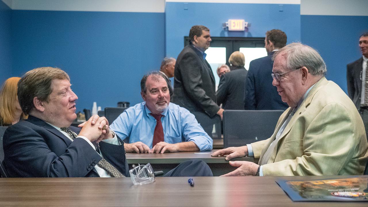 The Orion team visits Major Tool and Machine in Indianapolis, Indiana to see the progress on the cone panel for the Artemis I Orion spacecraft on June 11, 2015. Part of Batch image transfer from Flickr.