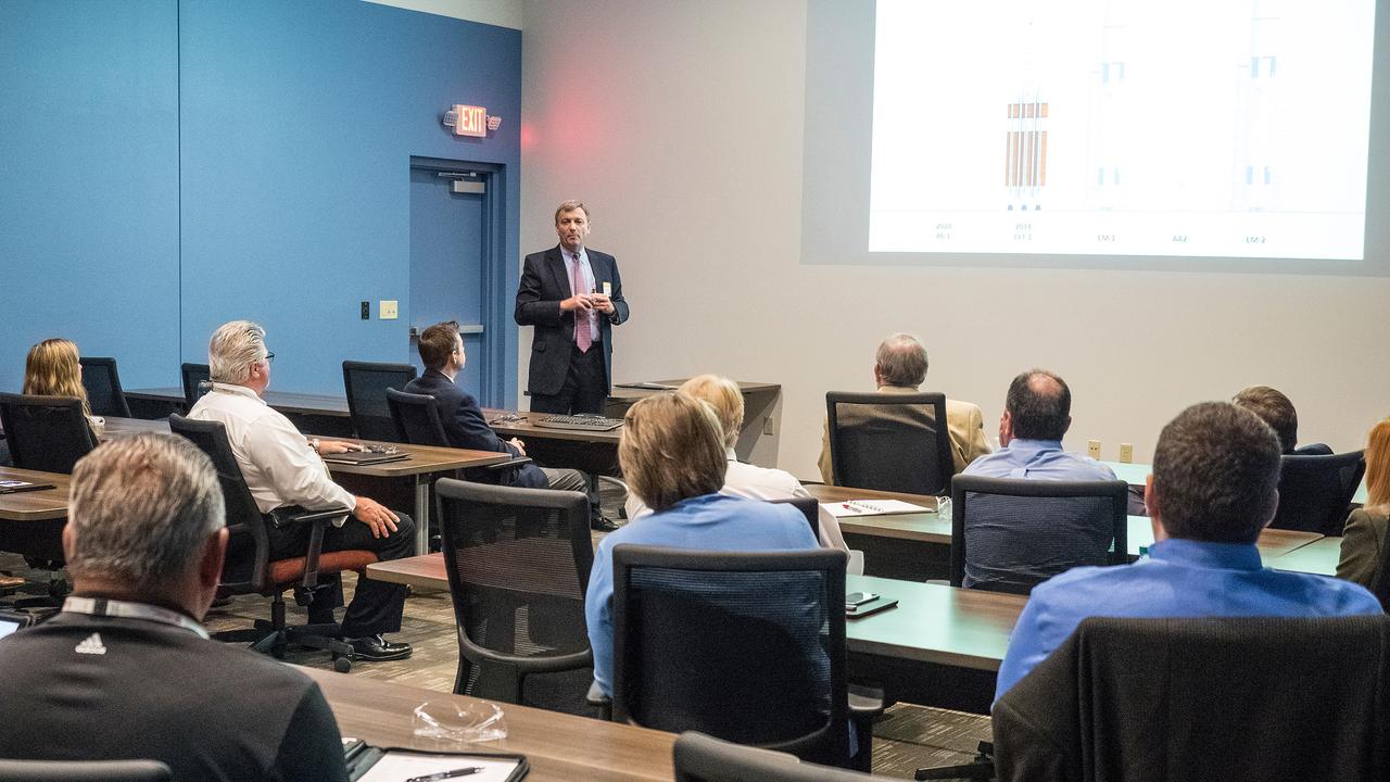 The Orion team visits Major Tool and Machine in Indianapolis, Indiana to see the progress on the cone panel for the Artemis I Orion spacecraft on June 10, 2015. Part of Batch image transfer from Flickr.