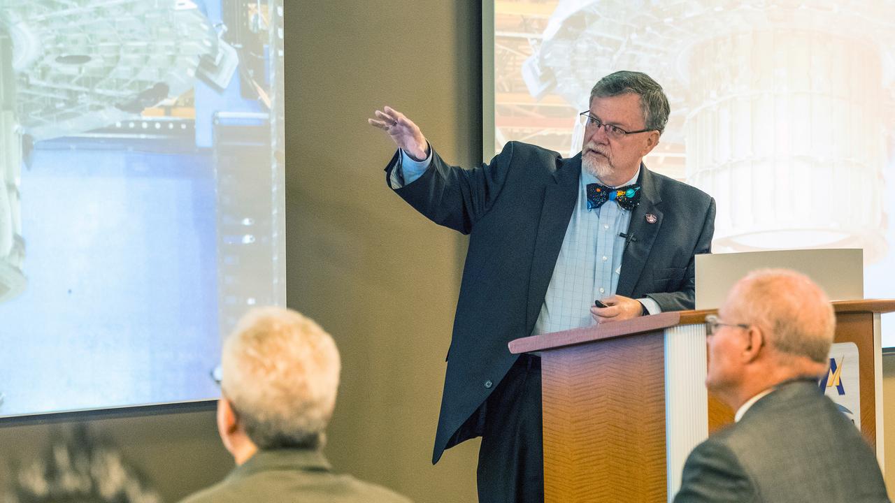 The Orion team visits United Launch Alliance in Denver, Colorado on July 14, 2015 to recognize their efforts in making Exploration Flight Test-1 (EFT-1) a success. Part of Batch image transfer from Flickr.