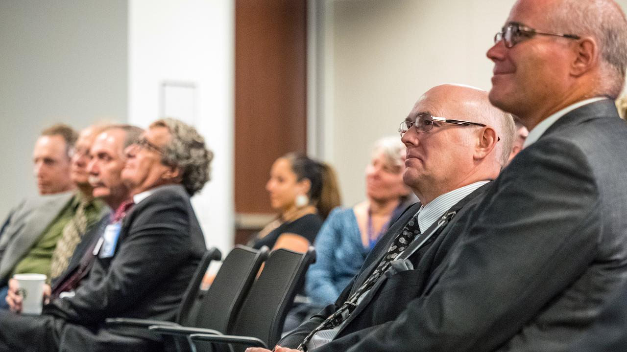 The Orion team visits United Launch Alliance in Denver, Colorado on July 14, 2015 to recognize their efforts in making Exploration Flight Test-1 (EFT-1) a success. Part of Batch image transfer from Flickr.