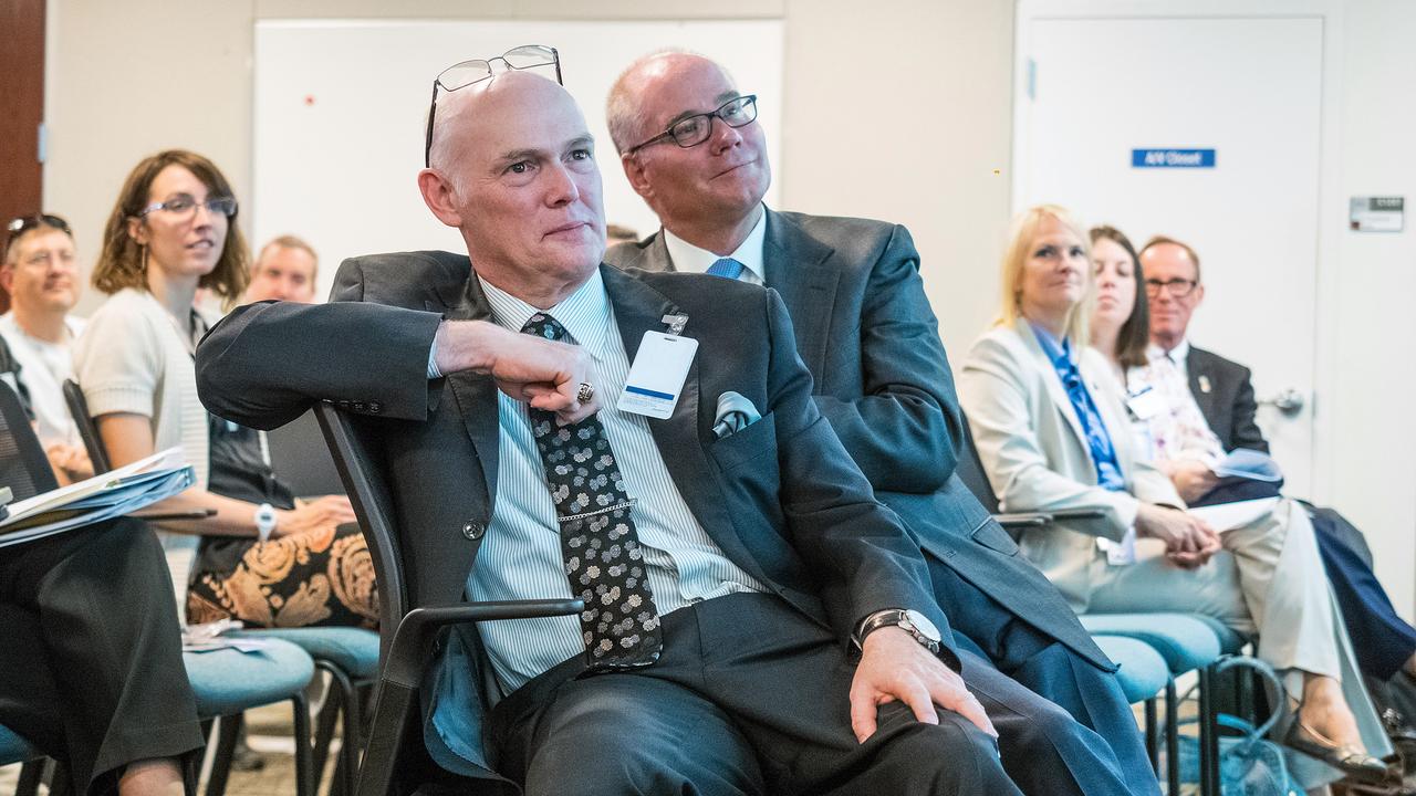 The Orion team visits United Launch Alliance in Denver, Colorado on July 14, 2015 to recognize their efforts in making Exploration Flight Test-1 (EFT-1) a success. Part of Batch image transfer from Flickr.