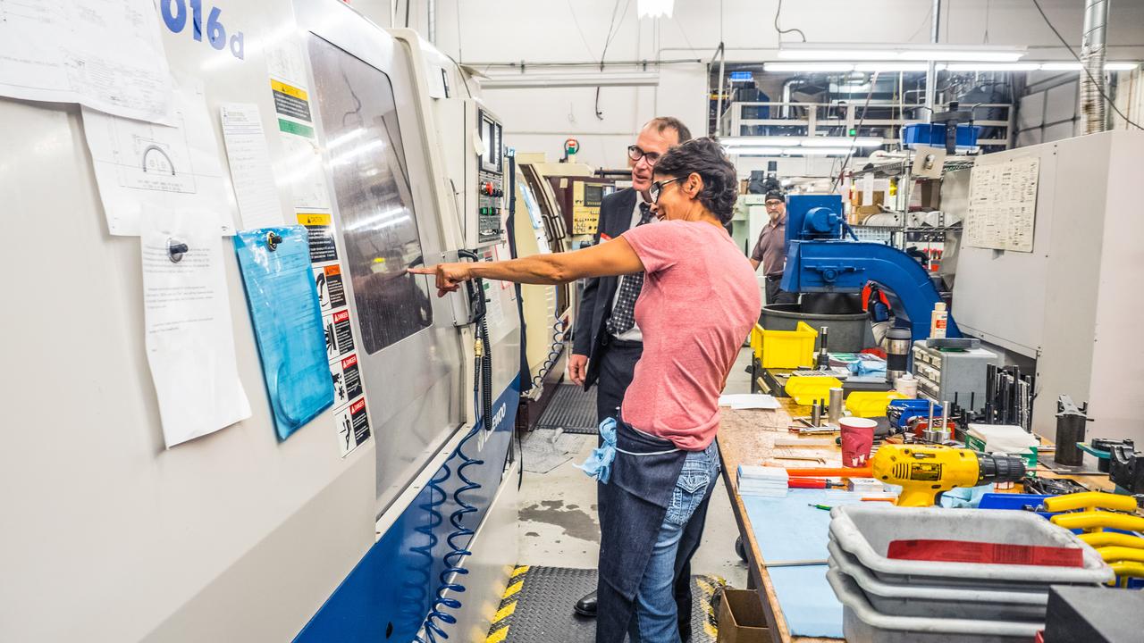 The Orion team visits Paradigm, a precision parts manufacturer in Colorado on July 15, 2015. Part of Batch image transfer from Flickr.