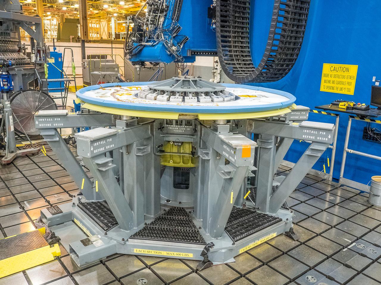 First weld of Orion Exploration Mission 1 crew module