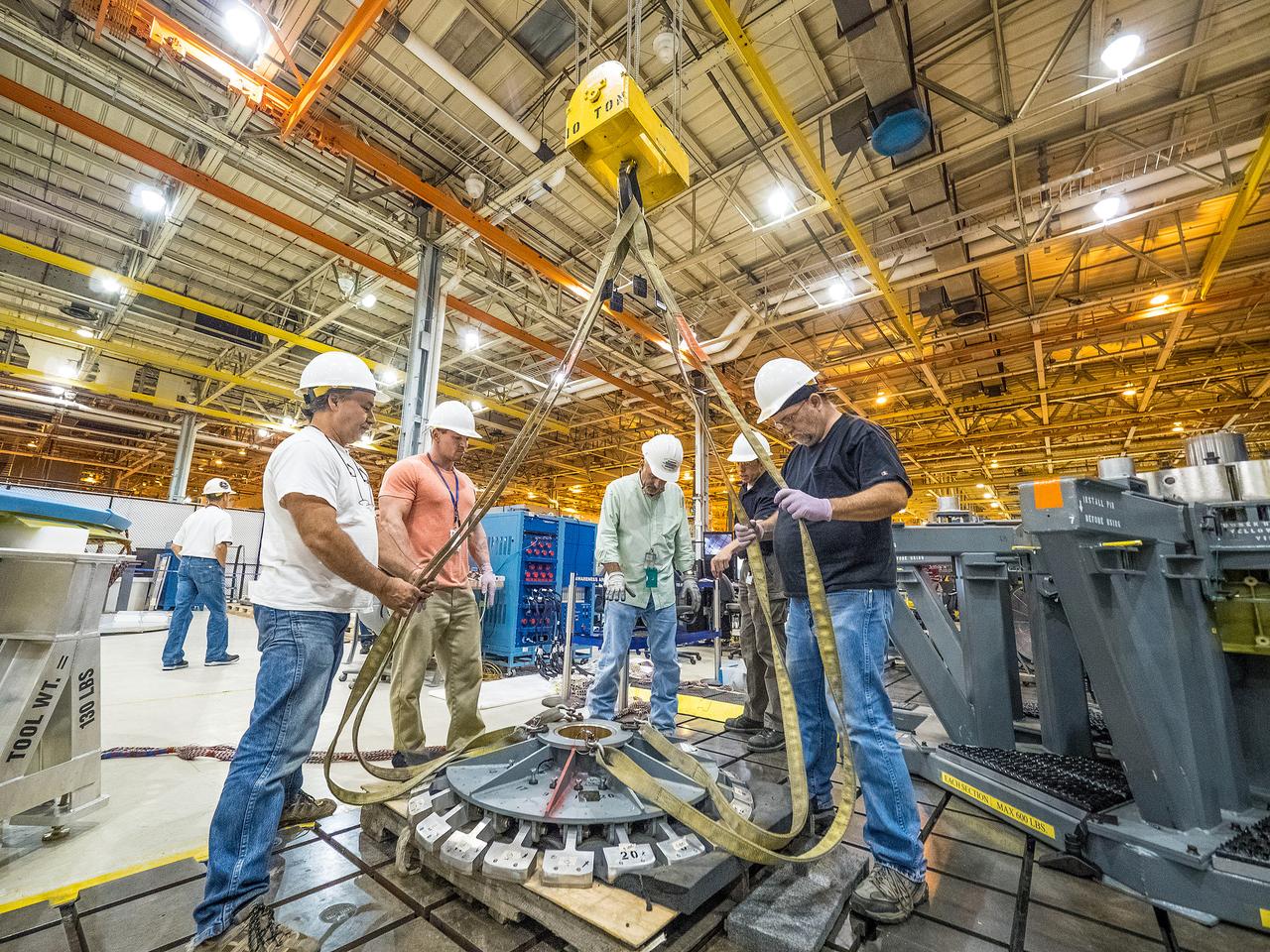 First weld of Orion Exploration Mission 1 crew module