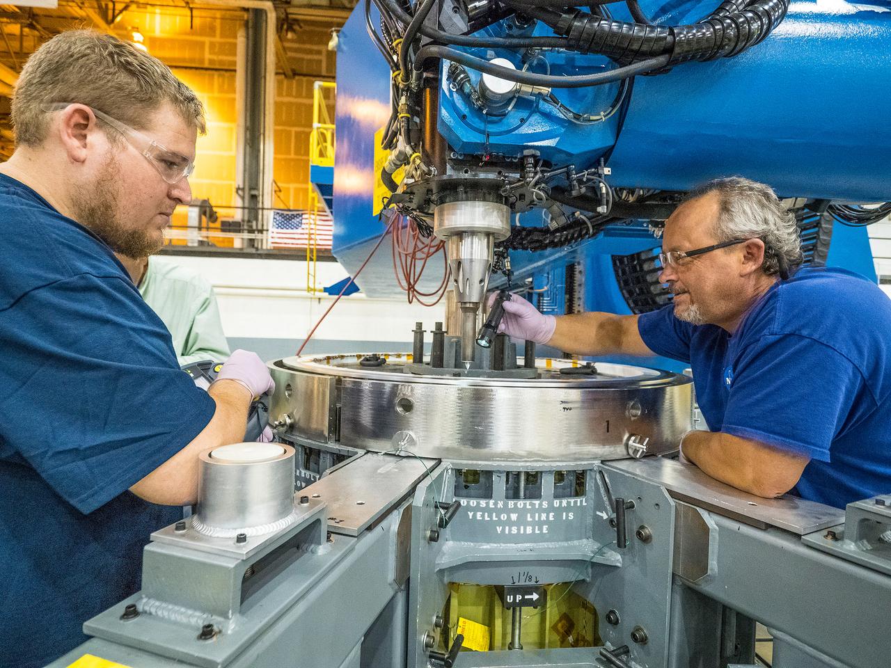 First weld of Orion Exploration Mission 1 crew module