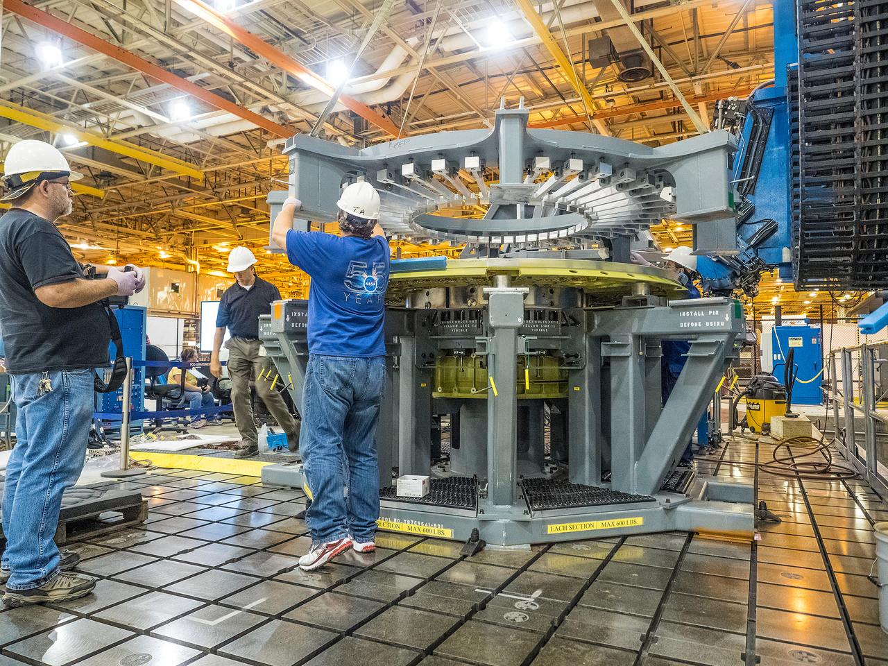 First weld of Orion Exploration Mission 1 crew module