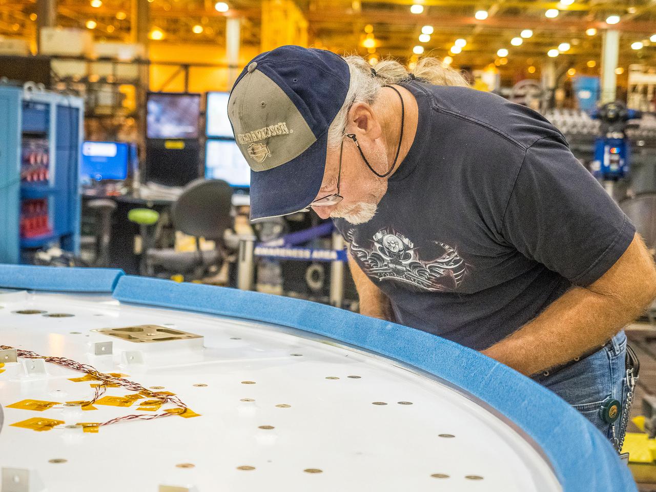 First weld of Orion Exploration Mission 1 crew module