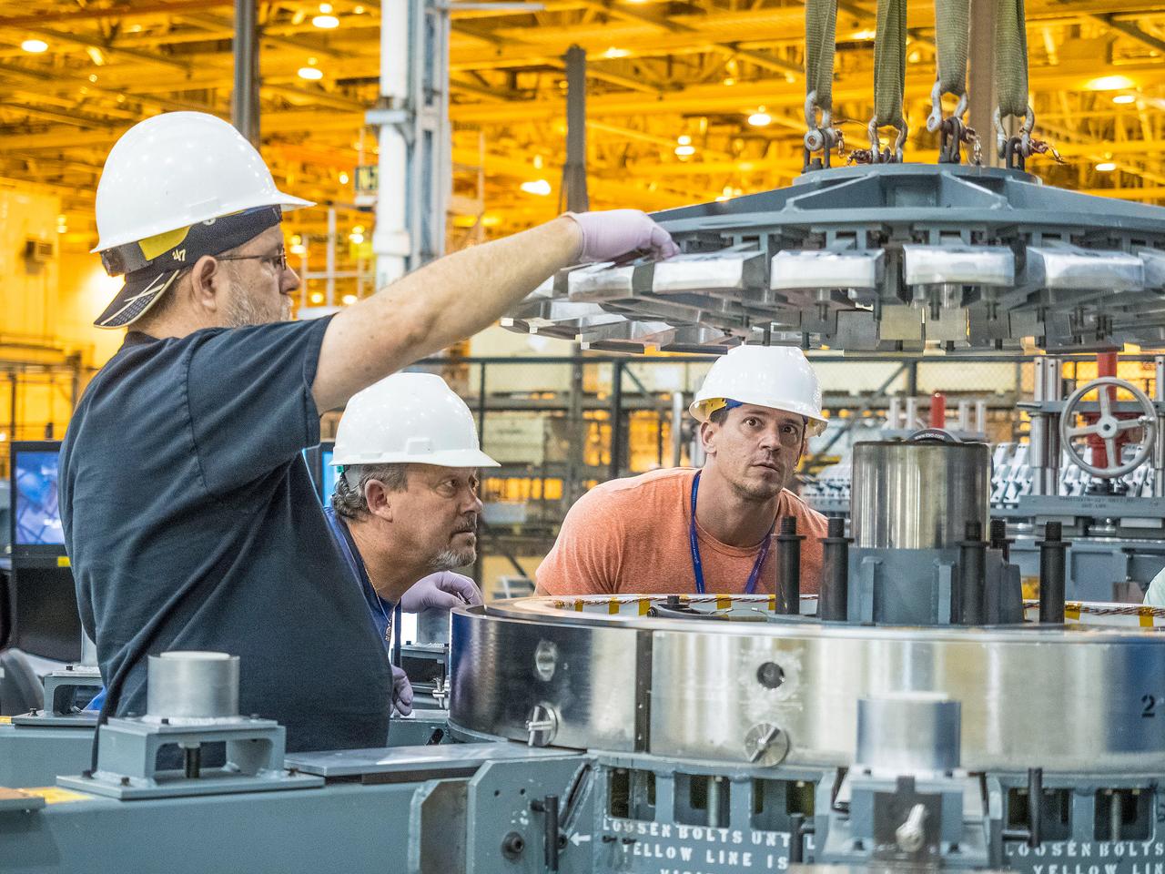 First weld of Orion Exploration Mission 1 crew module