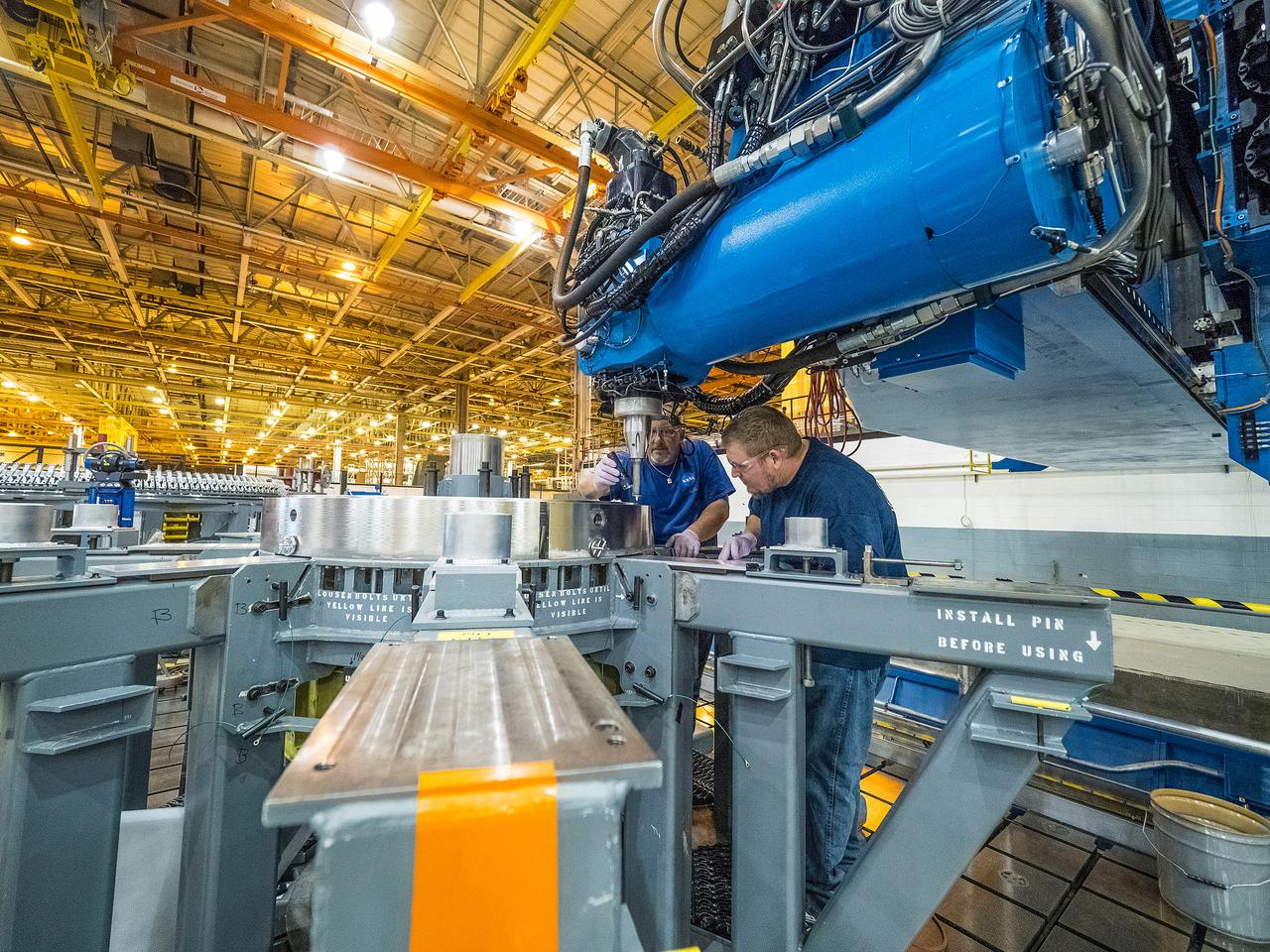 First weld of Orion Exploration Mission 1 crew module