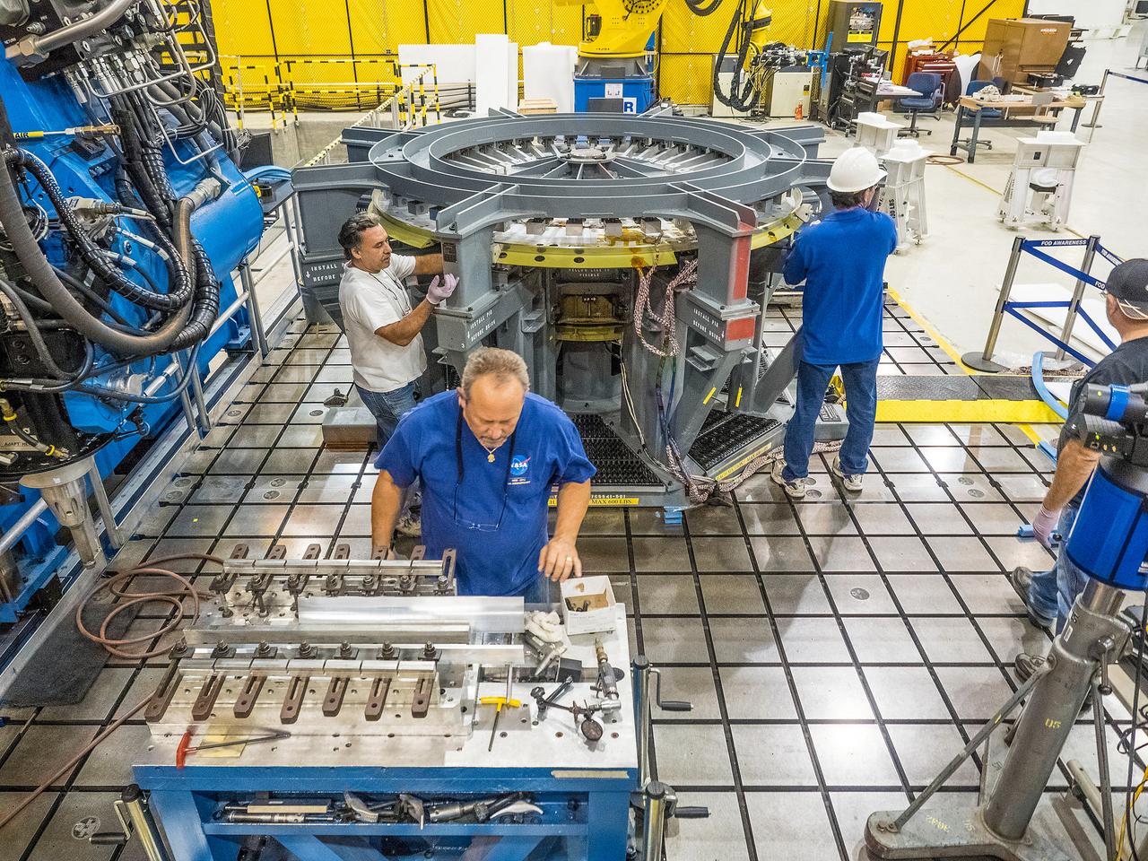 First weld of Orion Exploration Mission 1 crew module