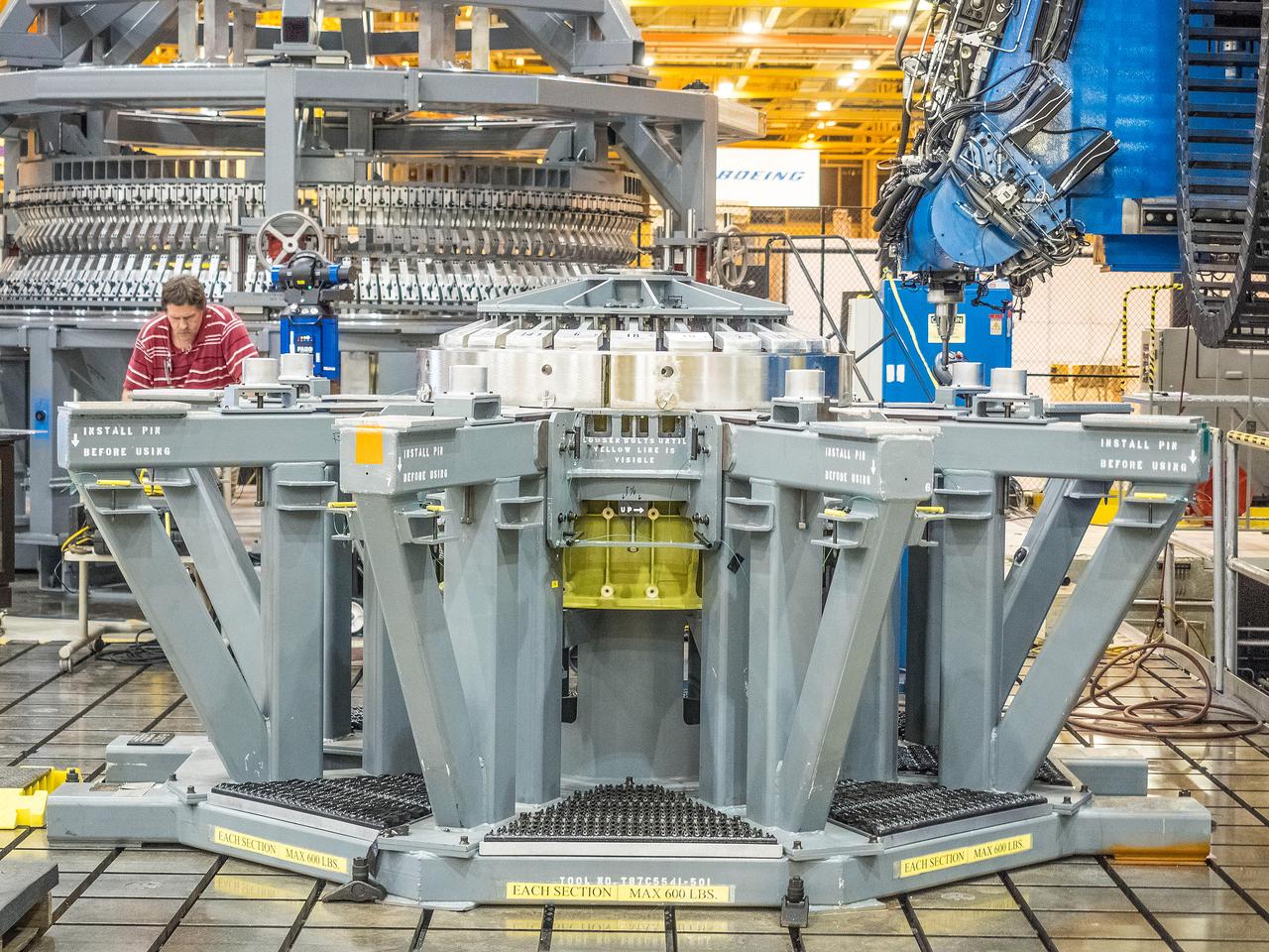 First weld of Orion Exploration Mission 1 crew module