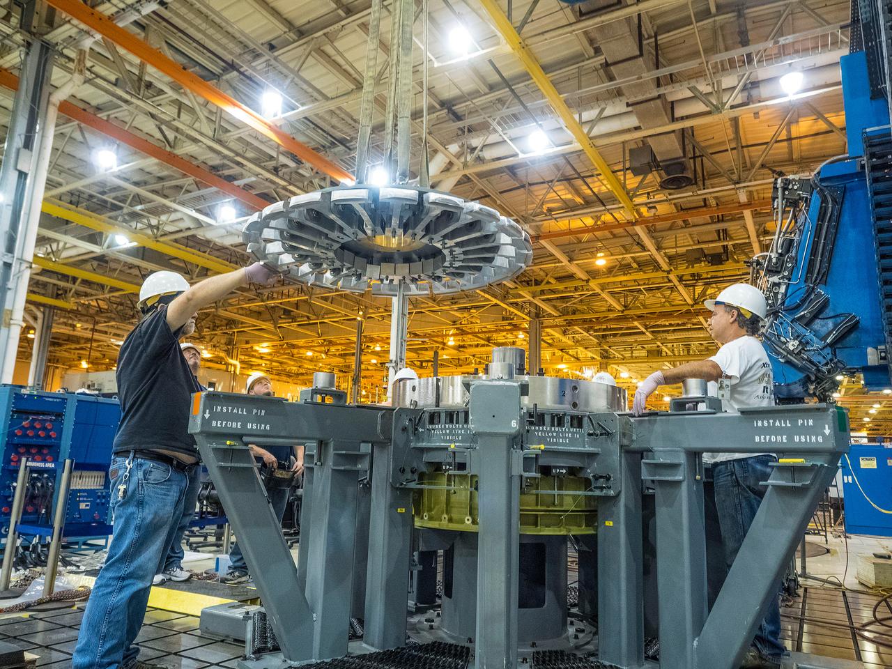 First weld of Orion Exploration Mission 1 crew module
