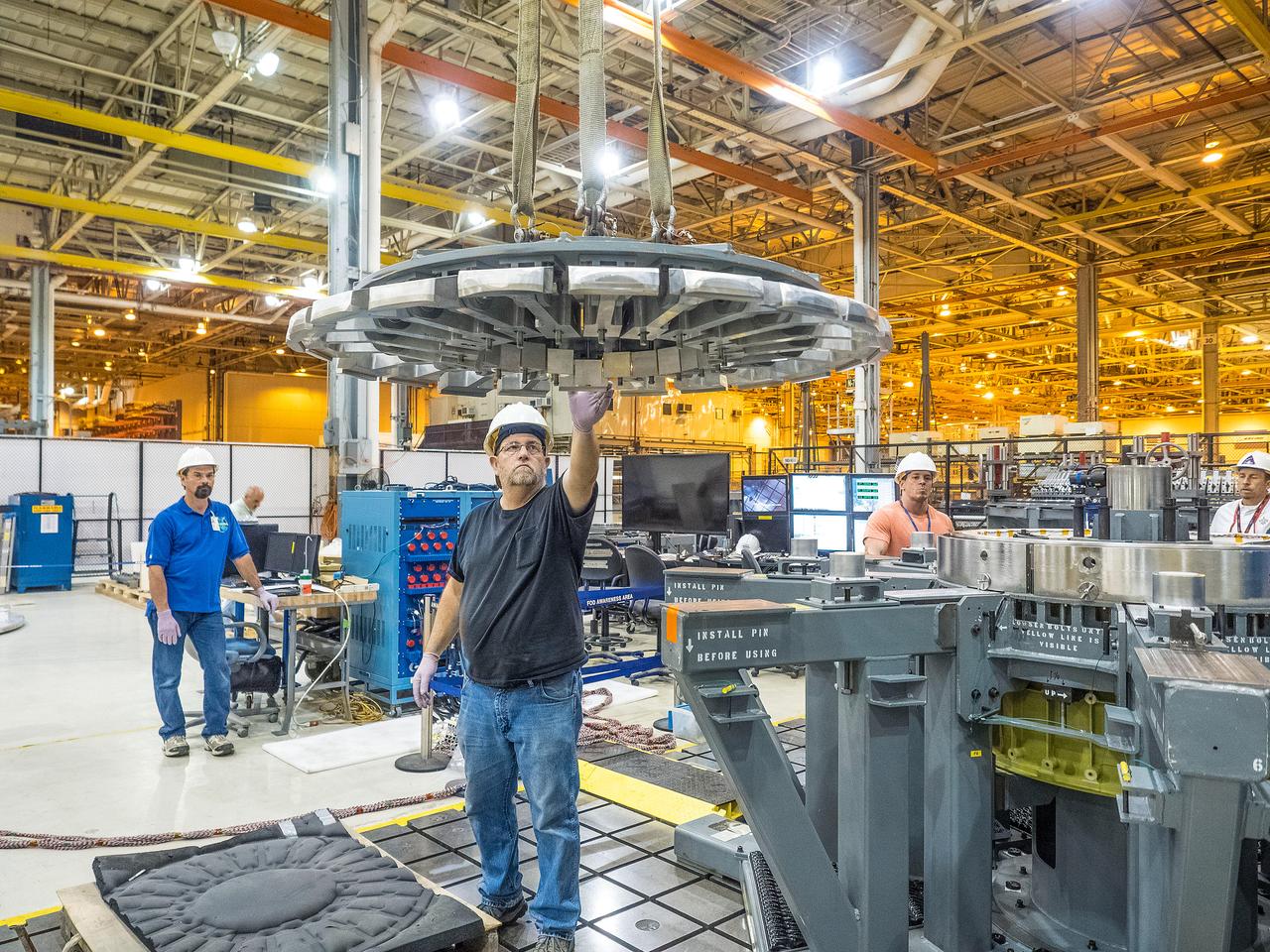 First weld of Orion Exploration Mission 1 crew module