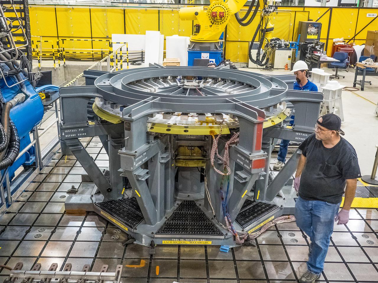 First weld of Orion Exploration Mission 1 crew module