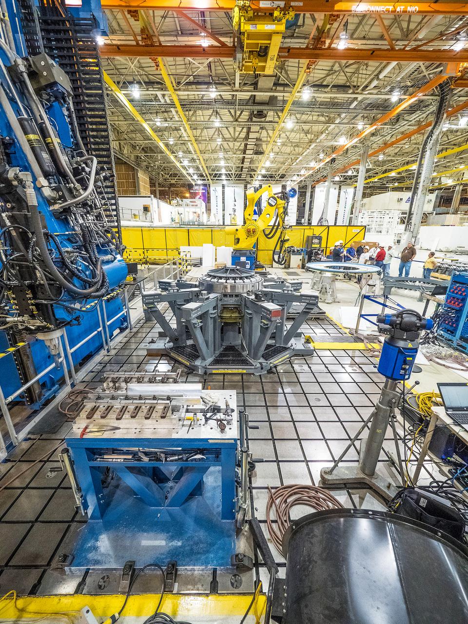 First weld of Orion Exploration Mission 1 crew module