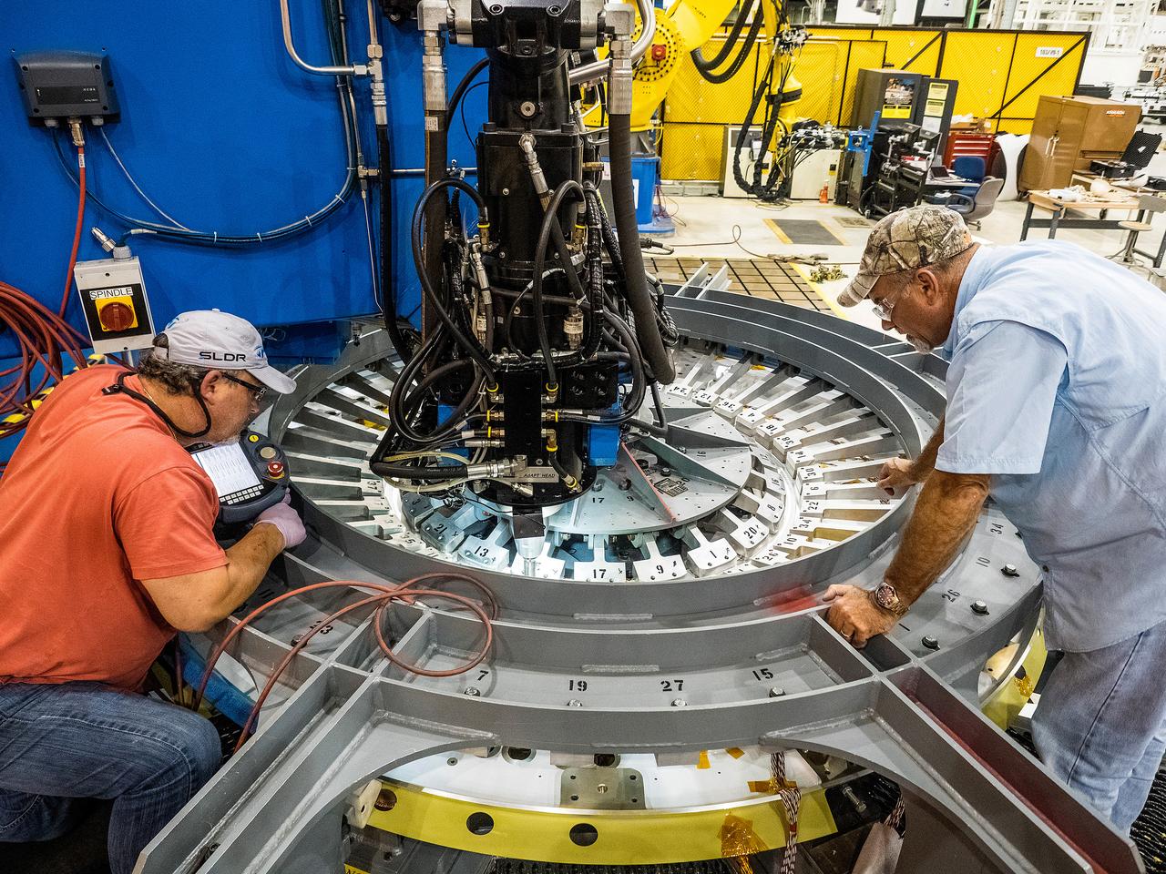 First weld of Orion Exploration Mission 1 crew module