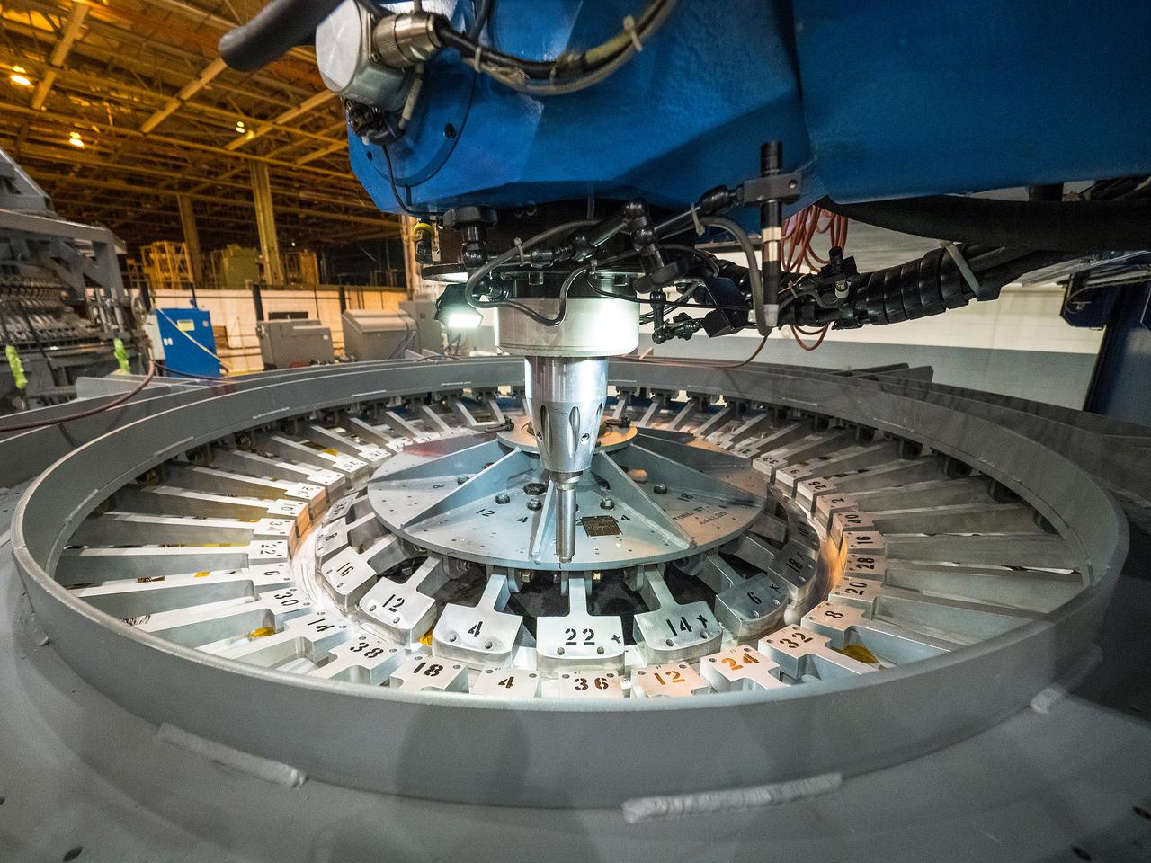 First weld of Orion Exploration Mission 1 crew module