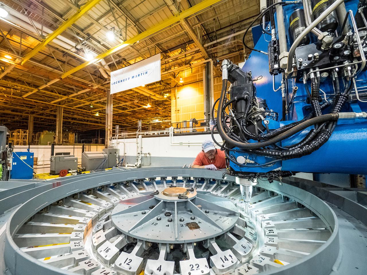First weld of Orion Exploration Mission 1 crew module