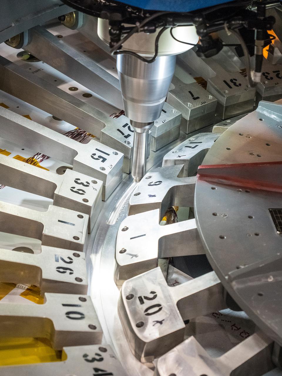 First weld of Orion Exploration Mission 1 crew module