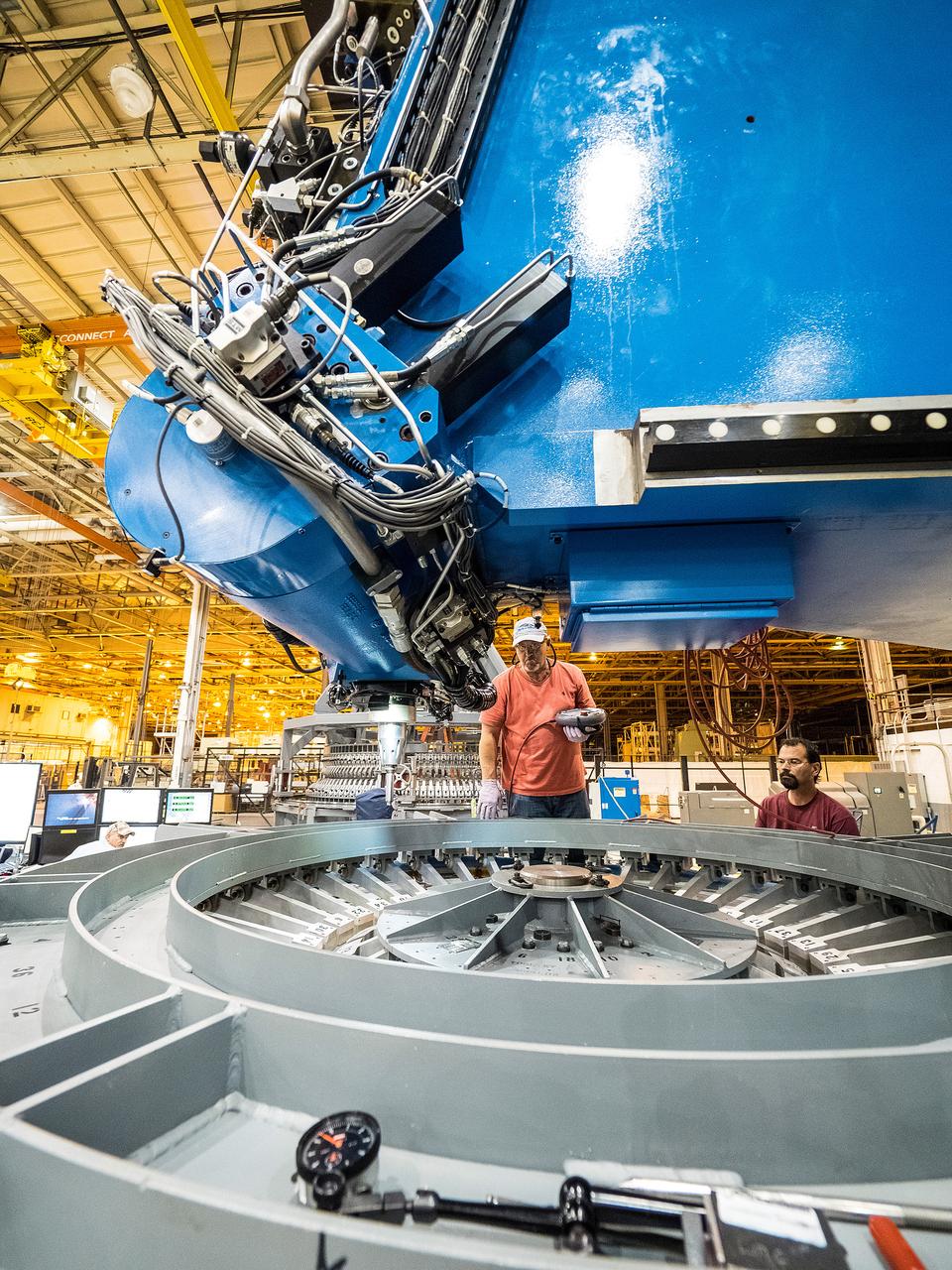 First weld of Orion Exploration Mission 1 crew module