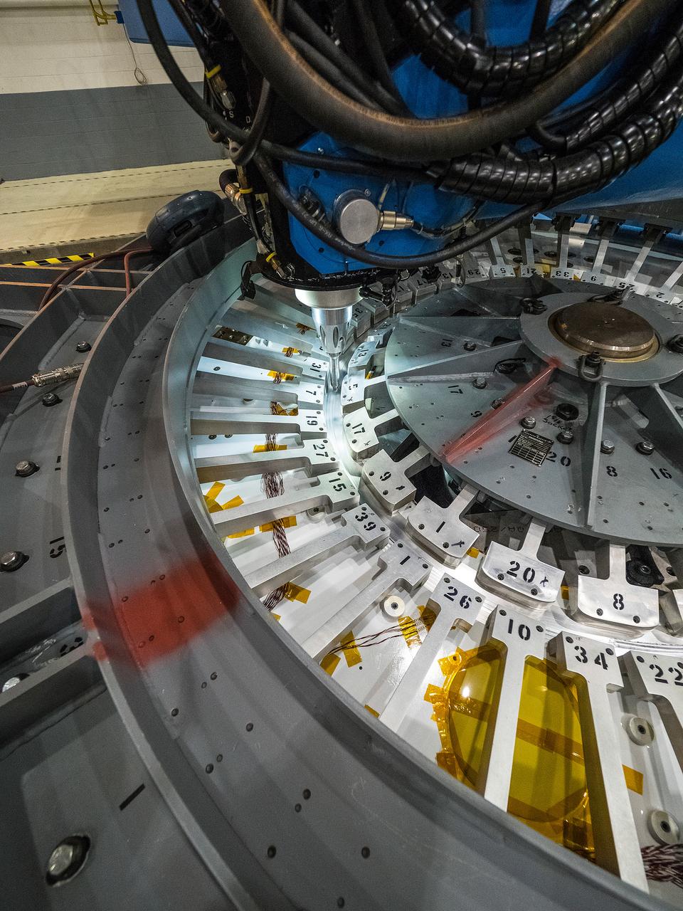 First weld of Orion Exploration Mission 1 crew module